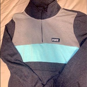 Pink jacket has a matching sweat pant size m